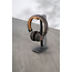 My Wall tafelstandaard voor hoofdtelefoons en headsets | zilver/hout