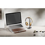 My Wall tafelstandaard voor hoofdtelefoons en headsets | zilver/hout