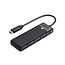 Orico compacte USB-C hub | 4x USB-A | busgevoed | USB3.0 5 Gbps | zwart | 0,15 meter