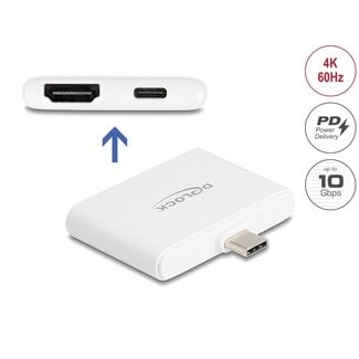 DeLOCK Delock USB Type-C™ Adapter to HDMI 4K 60 Hz and USB Type-C™ Data + PD 94 W