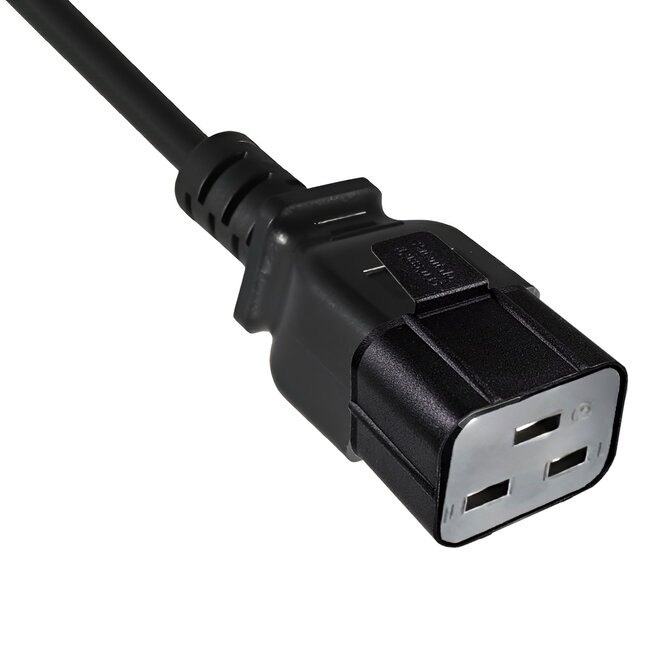 Secure Sleeve voor C19 connector | zwart