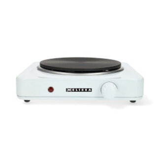 Elektrische kookplaat | 1500 W | Ø 18,5 cm | 6 warmtestanden | Antislipvoetjes | Wit