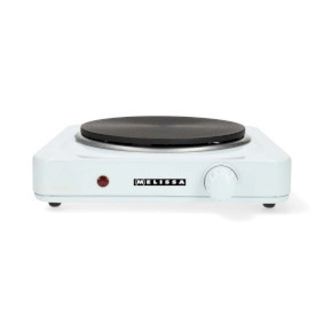 Elektrische kookplaat | 1500 W | Ø 18,5 cm | 6 warmtestanden | Antislipvoetjes | Wit