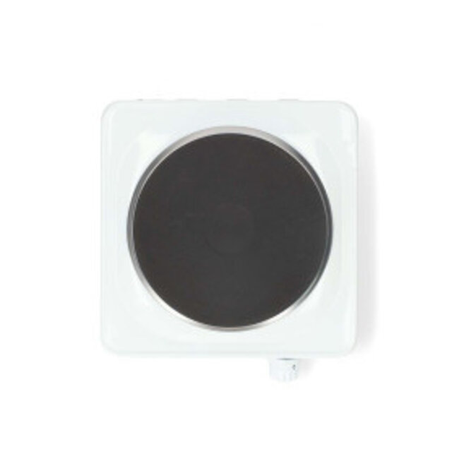 Elektrische kookplaat | 1500 W | Ø 18,5 cm | 6 warmtestanden | Antislipvoetjes | Wit
