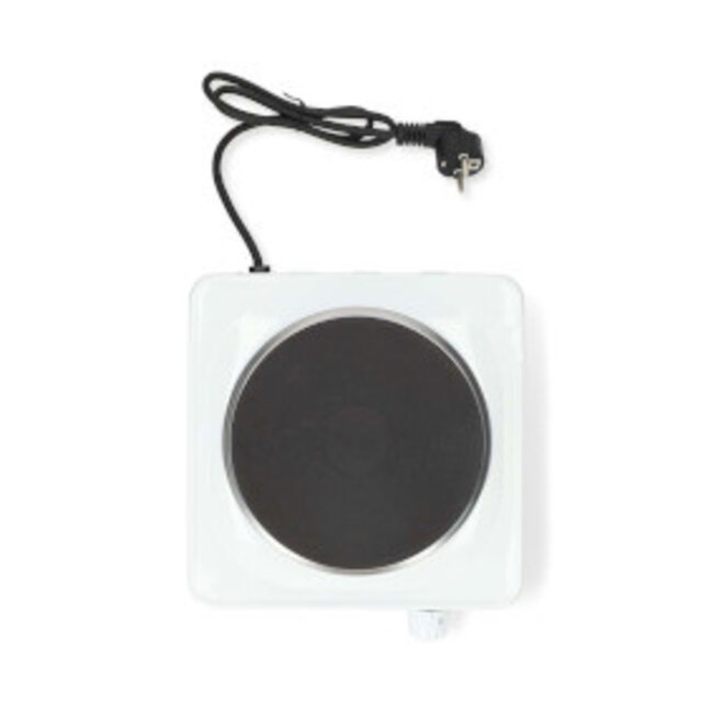 Elektrische kookplaat | 1500 W | Ø 18,5 cm | 6 warmtestanden | Antislipvoetjes | Wit