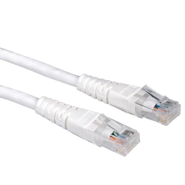 STANDARD UTP Patchkabel, Cat.6 (Class E), wit, 10 m