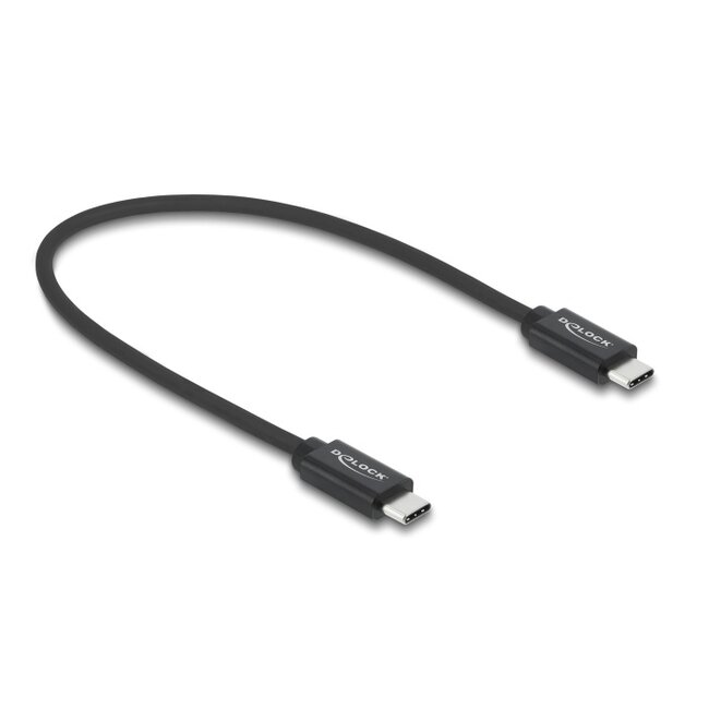 Delock Coaxial USB 40 Gbps cable USB PD 3.1 240 W 0.5 m