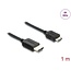 Delock Coaxial High Speed HDMI cable HDMI male to Mini HDMI male 8K 60 Hz with braided coating 1 m