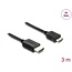 Delock Coaxial High Speed HDMI cable HDMI male to Mini HDMI male 8K 60 Hz with braided coating 3 m