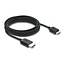 Delock Coaxial High Speed HDMI cable HDMI male to Mini HDMI male 8K 60 Hz with braided coating 3 m