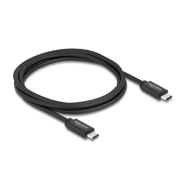 Delock Coaxial USB 40 Gbps cable USB PD 3.1 240 W 2 m