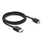 Delock Coaxial High Speed HDMI cable HDMI male to Mini HDMI male 8K 60 Hz with braided coating 2 m