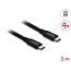 Delock Coaxial USB 20 Gbps cable USB PD 3.0 60 W 3 m
