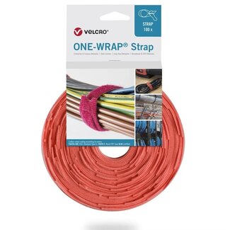 Velcro Velcro One-Wrap klittenband kabelbinders | 330 x 12mm | oranje | 100 stuks