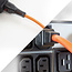 IEC Lock C13 - C14 stroomkabel voor UPS/PDU | 3x 1,00mm | oranje | 1 meter