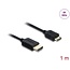 Delock Coaxial High Speed HDMI cable HDMI male to Mini HDMI male 8K 60 Hz 1 m