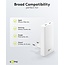 Goobay flat USB lader | 2x USB-C PD | GaN | 45W | wit