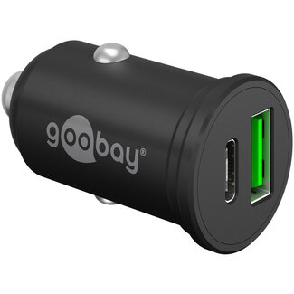 Goobay Goobay USB autolader | 1x USB-C PD en 1x USB-A QC | 45W