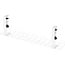 InLine bureau kabelgoot met klembevestiging | 60 x 14,8cm | wit