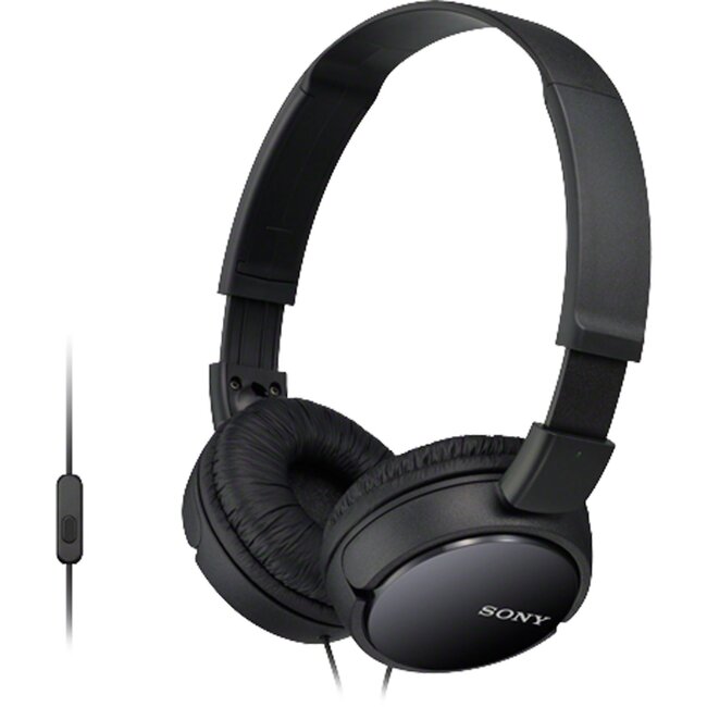 Sony on-ear hoofdtelefoon met microfoon | stereo | 3,5mm Jack | zwart