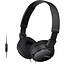 Sony on-ear hoofdtelefoon met microfoon | stereo | 3,5mm Jack | zwart
