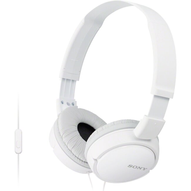Sony on-ear hoofdtelefoon met microfoon | stereo | 3,5mm Jack | wit