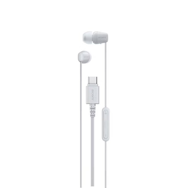 Sony in-ear earphones met microfoon | stereo | USB-C | wit