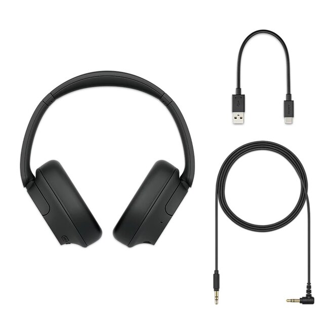 Sony over-ear hoofdtelefoon met microfoon | Noise Cancelling | stereo | Bluetooth | zwart