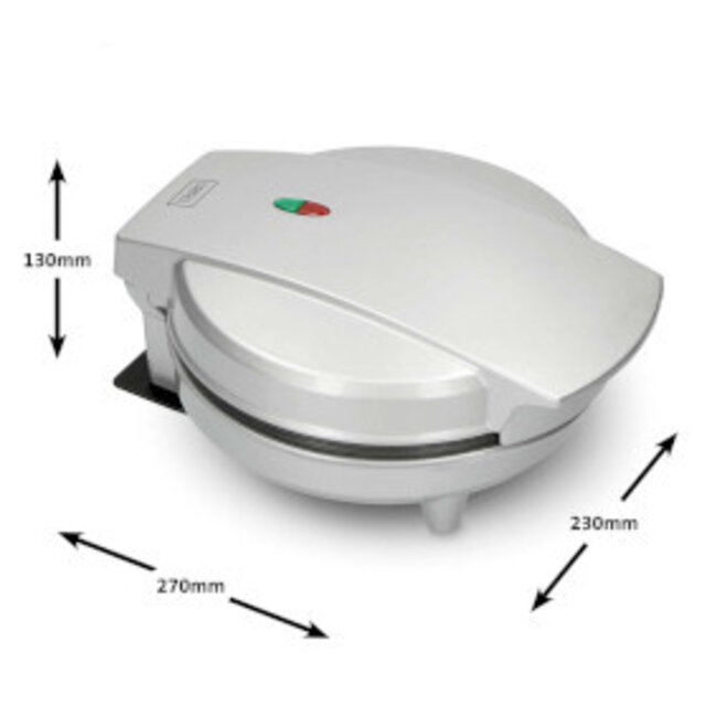 Mini Pannenkoekenmaker / Comfortbakery met indicatielampje en antiaanbaklaag