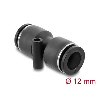 DeLOCK Delock Pneumatic Connector 12 mm with mounting hole straight