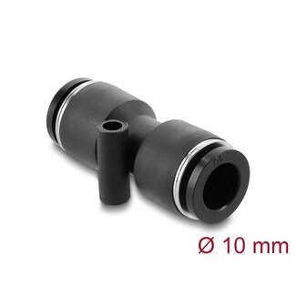 DeLOCK Delock Pneumatic Connector 10 mm with mounting hole straight