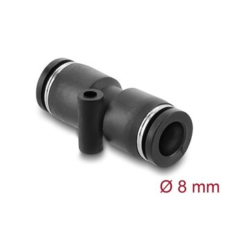 DeLOCK Delock Pneumatic Connector 8 mm with mounting hole straight