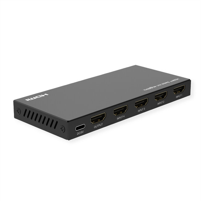 ROLINE 4K HDMI Switch, 4-voudig