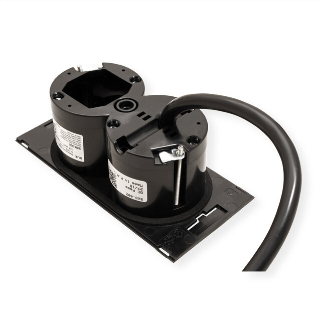 BACHMANN DUE 2xUTE vermogen 2,0m AEH, zwart, 2 m