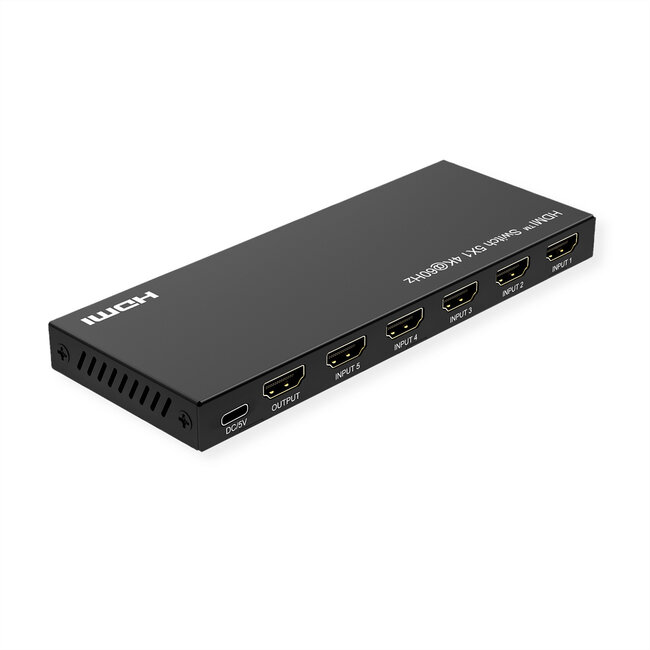 ROLINE 4K HDMI Switch, 5-voudig
