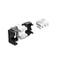 Delock Keystone Module RJ45 jack to LSA Cat.6 45° angled connector, unshielded black / white