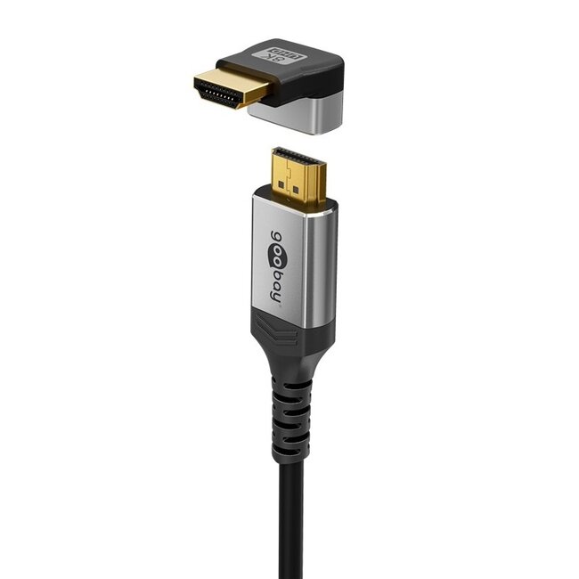 Goobay Plus HDMI adapter | haaks/beneden | HDMI2.1 (8K 60Hz + HDR)