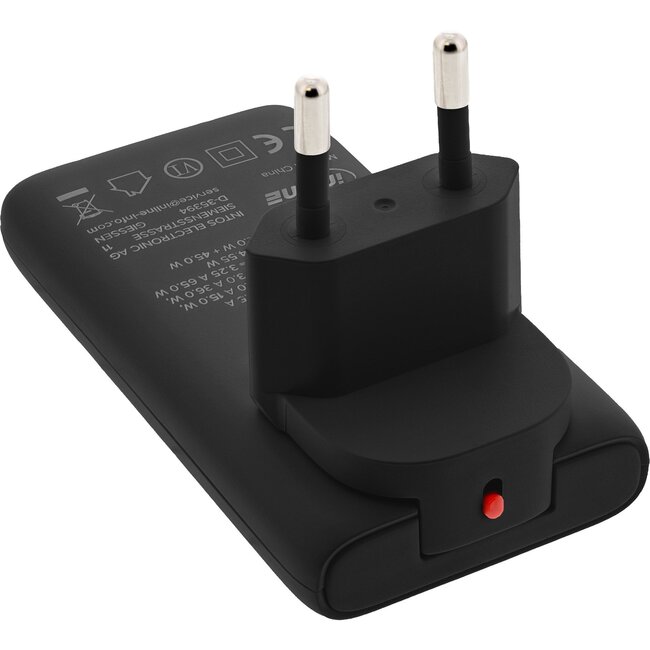 InLine USB reislader set | 2x USB-C PD | GaN | 65W | zwart