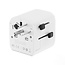 Gembird reisadapter met USB lader | 2x USB-A | 12W