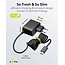 Goobay USB-C PD lader met vaste kabel | GaN | 27W | zwart | 1,25 meter
