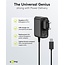 Goobay USB-C PD lader met vaste kabel | GaN | 27W | zwart | 1,25 meter