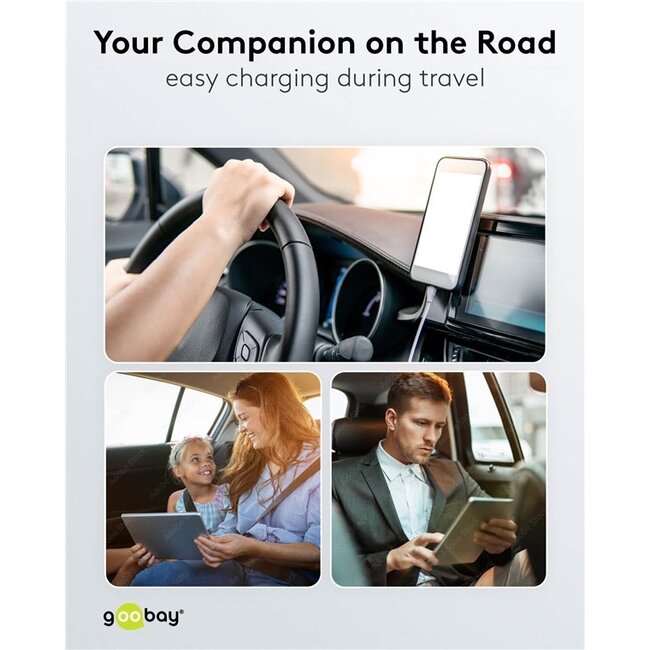 Goobay autolader | 2x USB-C PD | 30W | zwart
