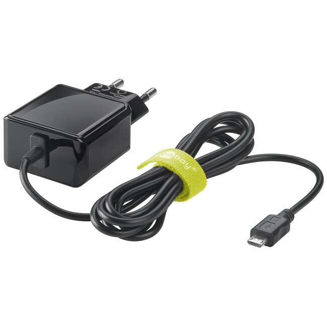 Goobay Micro USB lader | 15W | zwart | 1,5 meter
