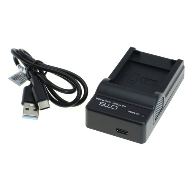 Camera acculader voor Canon NB-8L en NB-12L | USB-C