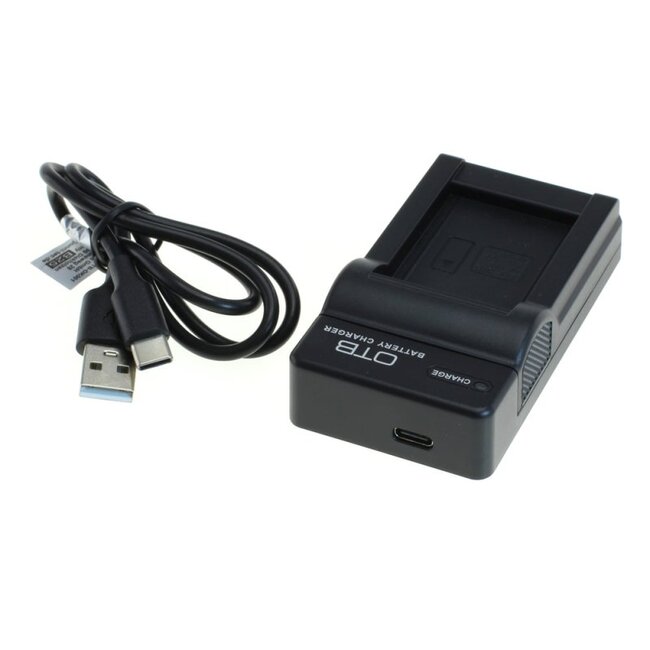 Camera acculader voor o.a. Fuji NP-85 en NP-170 | USB-C