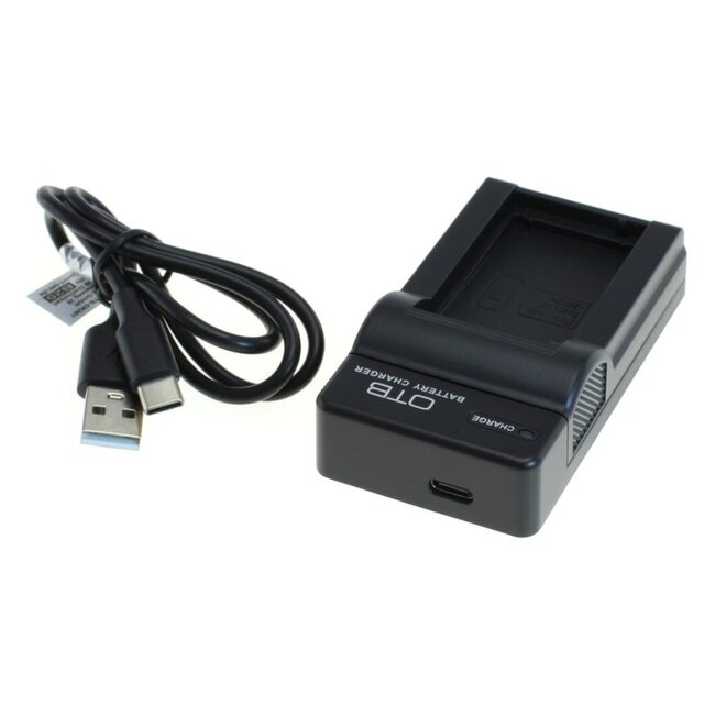 Camera acculader voor Nikon EN-EL20, EN-EL22 en EN-EL24 | USB-C