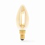 Nedis SmartLife Wi-Fi filament LED-lamp - E14 fitting - C37 vorm / warm-wit (goud / glas)
