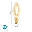 Nedis SmartLife Wi-Fi filament LED-lamp - E14 fitting - C37 vorm / warm-wit (goud / glas)