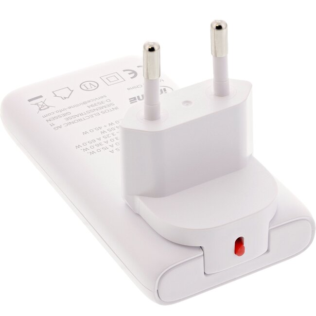 InLine USB reislader set | 2x USB-C PD | GaN | 65W | wit