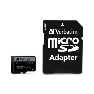 Verbatim Verbatim Micro SDXC geheugenkaart | Pro U3 | UHS-3 | 128GB